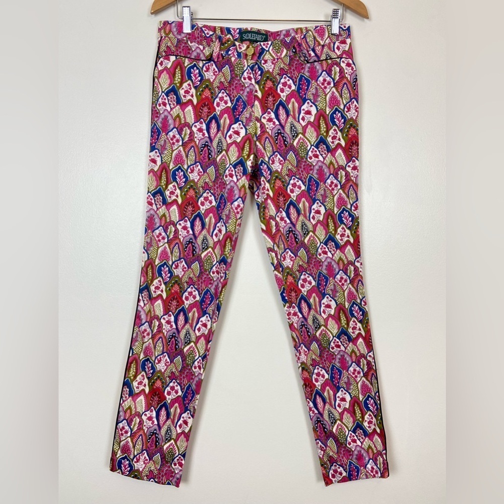 Colorful Straight Leg Women's Pants